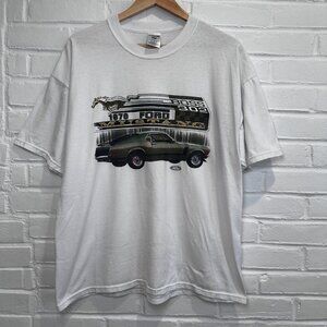 Vintage 1970 Ford Mustang Boss 302 T-Shirt Jerzees Men's XL
